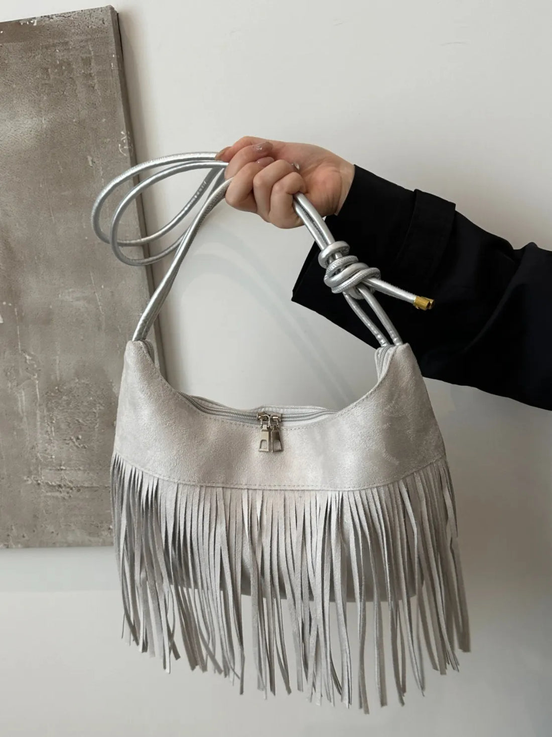knotted strap bag