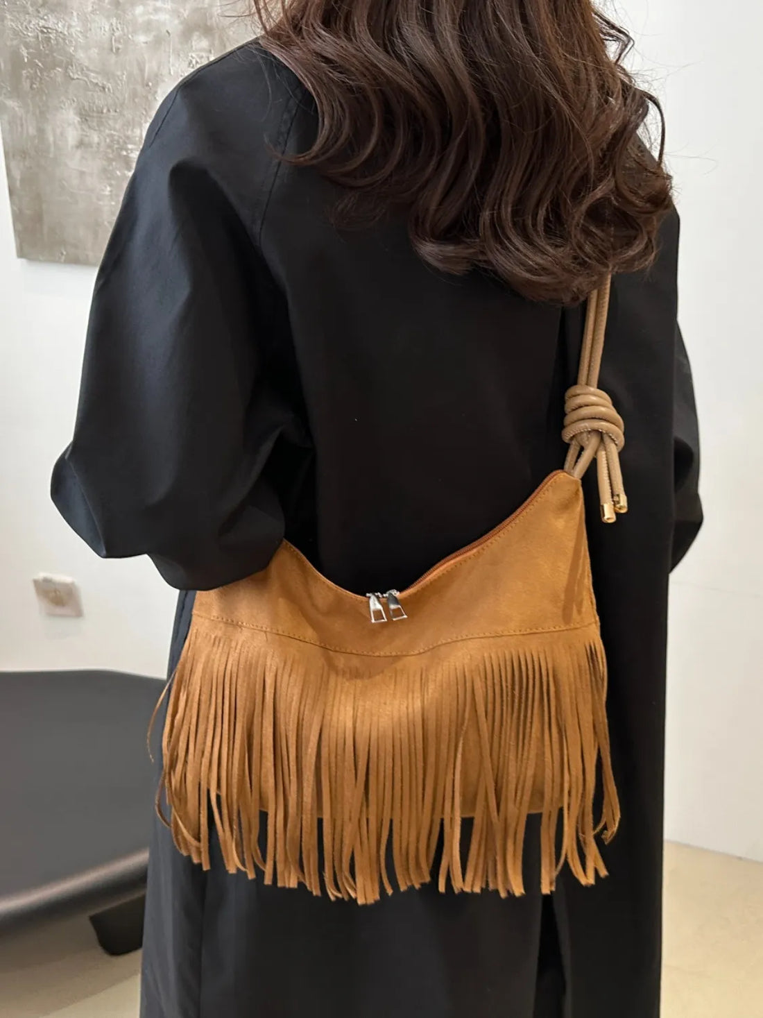 knotted strap bag