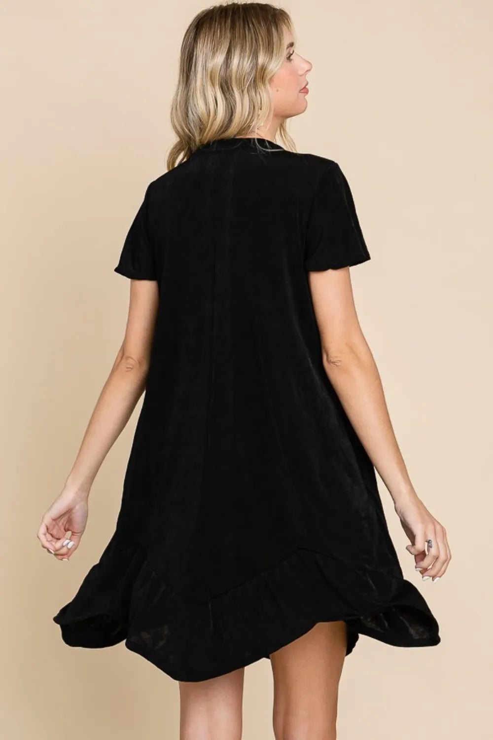 asymmetric hem dress