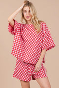 womens pyjama shorts set